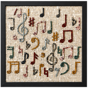 A Song in Stone | Handmade Stone Mosaic Wall Art
