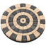 Dune Rings Stone Mosaic Coaster, Pack of 1 (6
